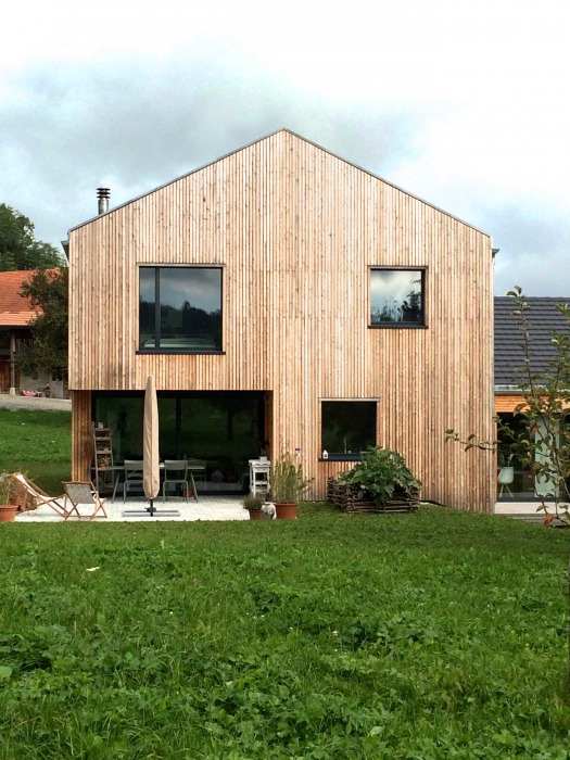 maison Minergie de deux appartements