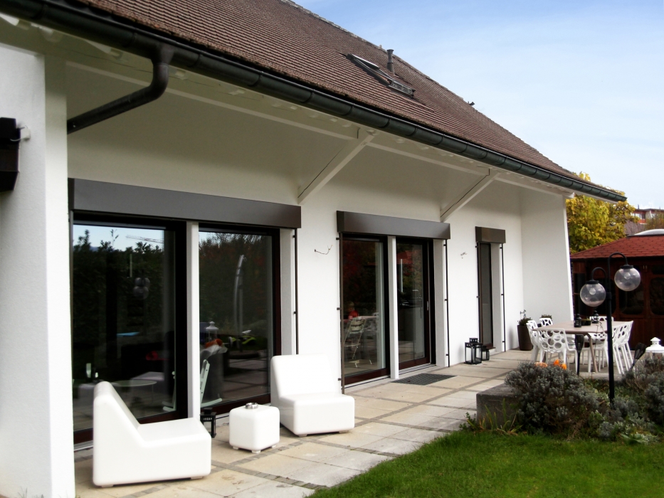 Hausrenovierung ökologische Sanierung Architektenhaus ökologisches Haus umweltfreundliches Zuhause Öko-Haus grüne Architektur umweltfreundliche Architektur Holzhaus gesundes Zuhause nachhaltige Architektur zeitgenössische Architektur moderne Architektur Architekturbüro Architektin Freiburg Architektin Bulle Architektin Romont Umbau und Sanierung